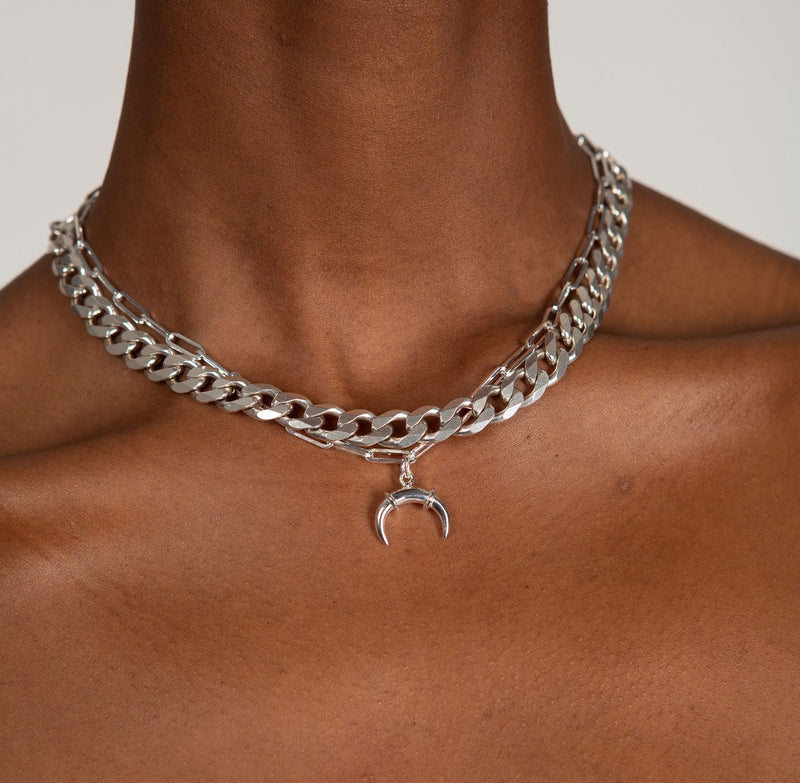 Chained Lunar Necklace