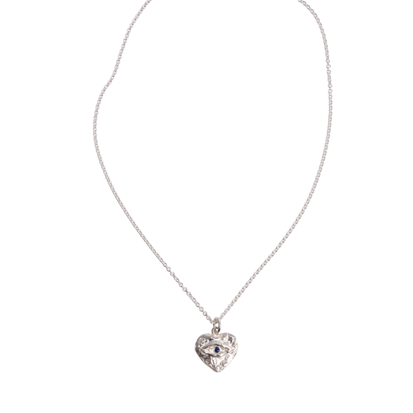 Evil Eye Heart Necklace IAMELENI