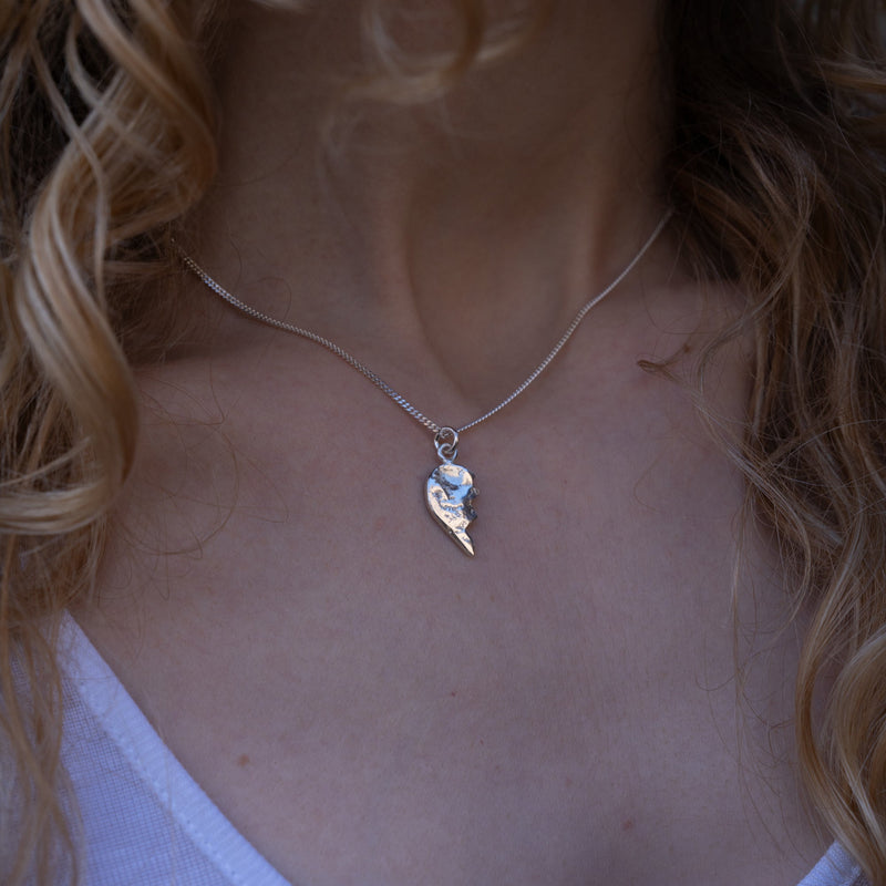 Split Heart Necklace