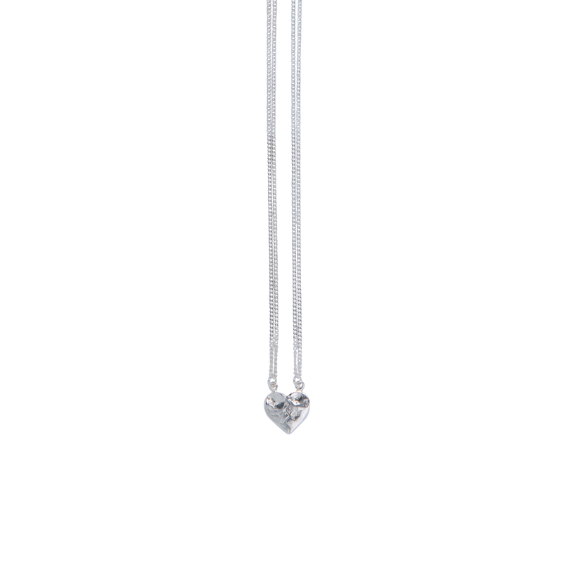 Split Heart Necklace