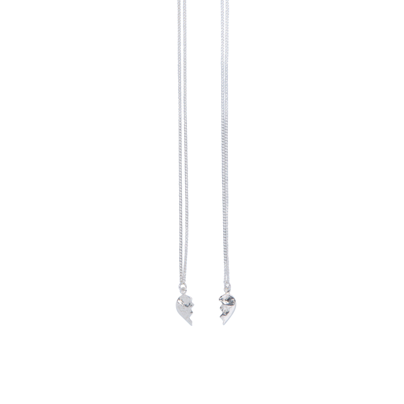 Split Heart Necklace