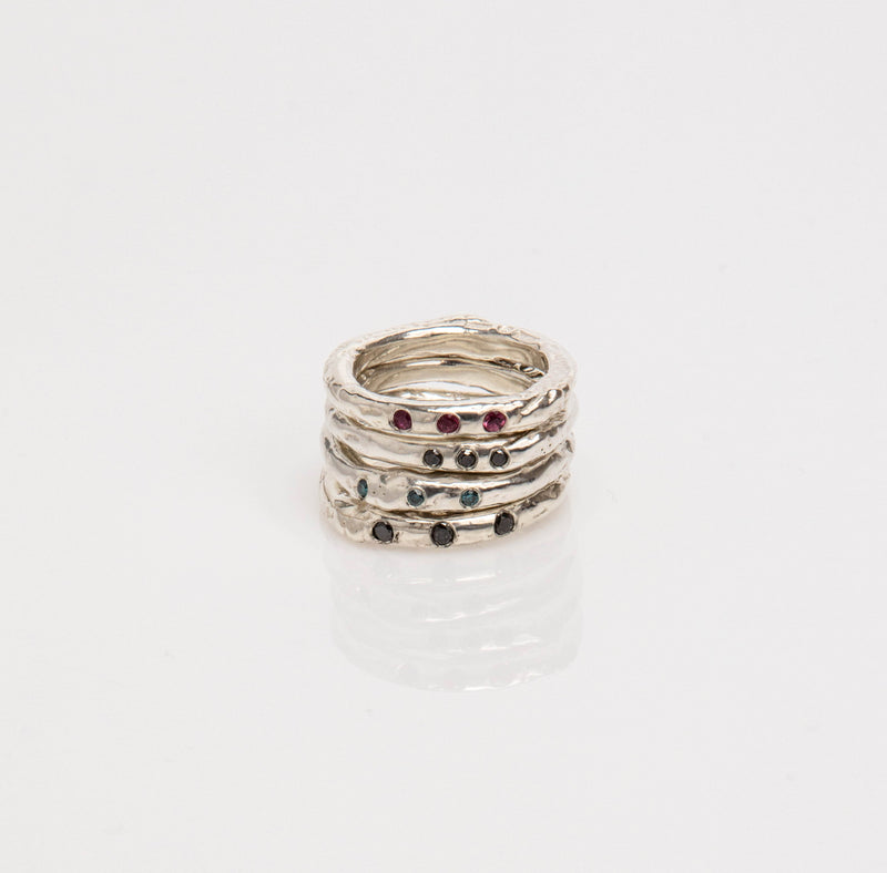 Melted Ring, Rubies