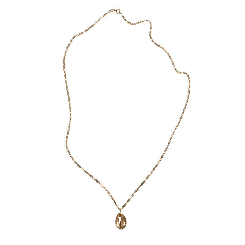 Golden Lady Shell Necklace