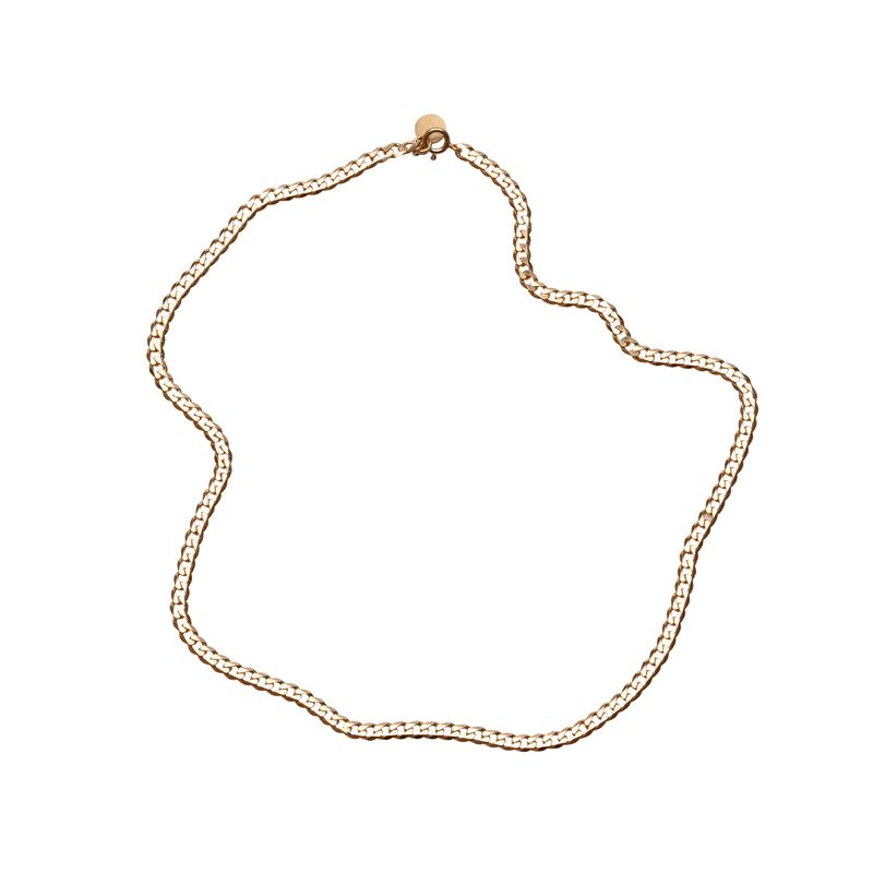 Linked Chain Necklace Gold